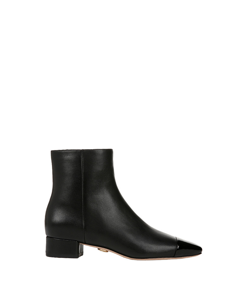 CECILE LEATHER CAP-TOE BOOTIE 5