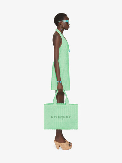 Givenchy MEDIUM G-TOTE BAG IN 4G COTTON TOWELLING outlook