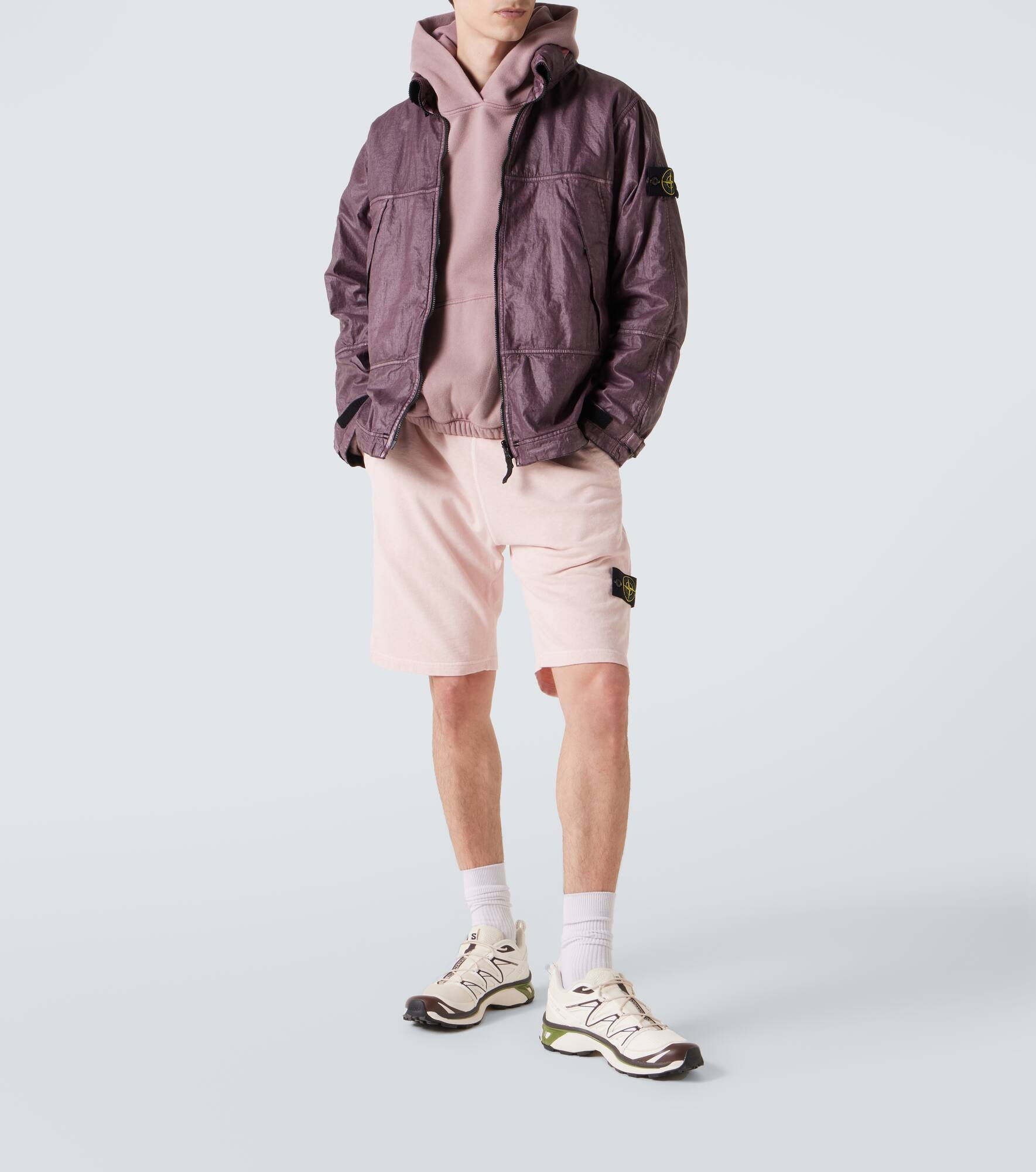 Logo linen jacket - 2