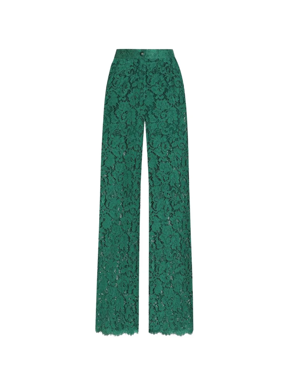 cordonetto lace trousers - 1