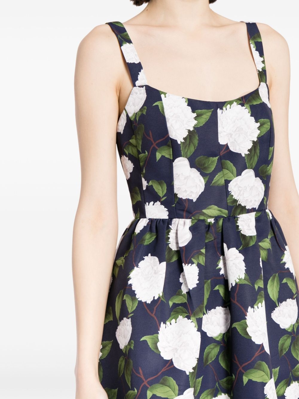 Olena floral-print midi dress - 5