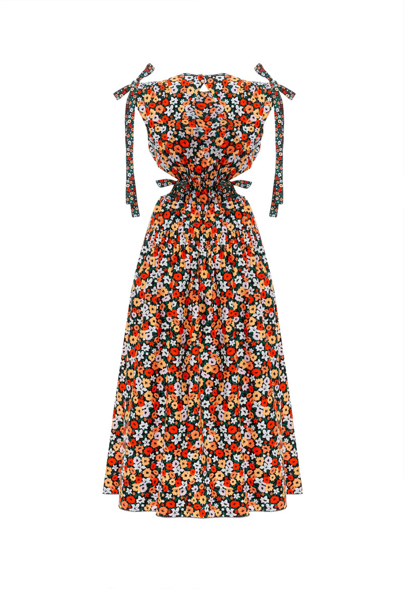 Guaguanco La Fania Noche Midi Dress 3