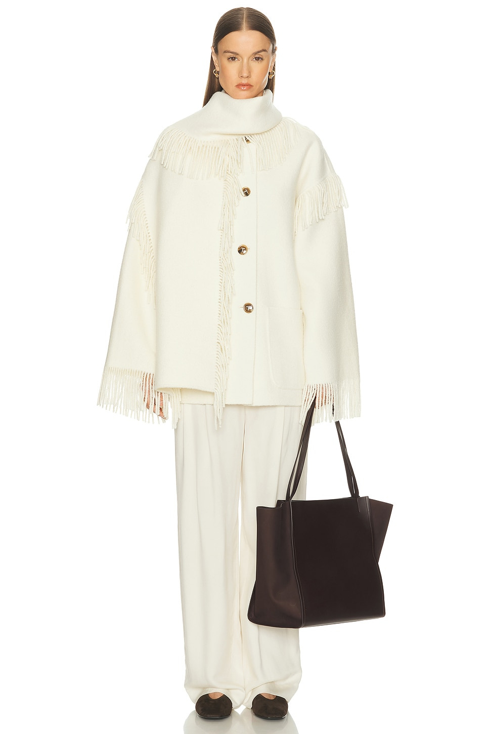 Fringed Scarf Jacket - 6
