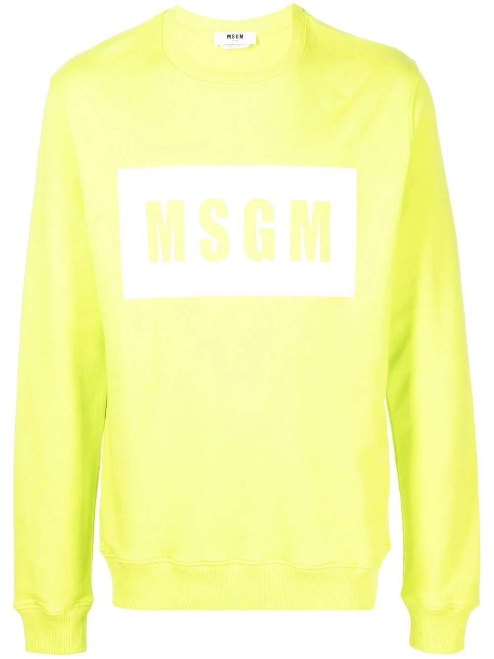 logo print sweatshirt - 1