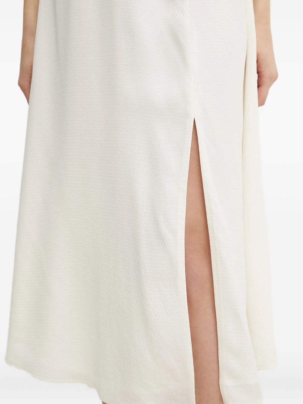 V-neck midi dress - 5