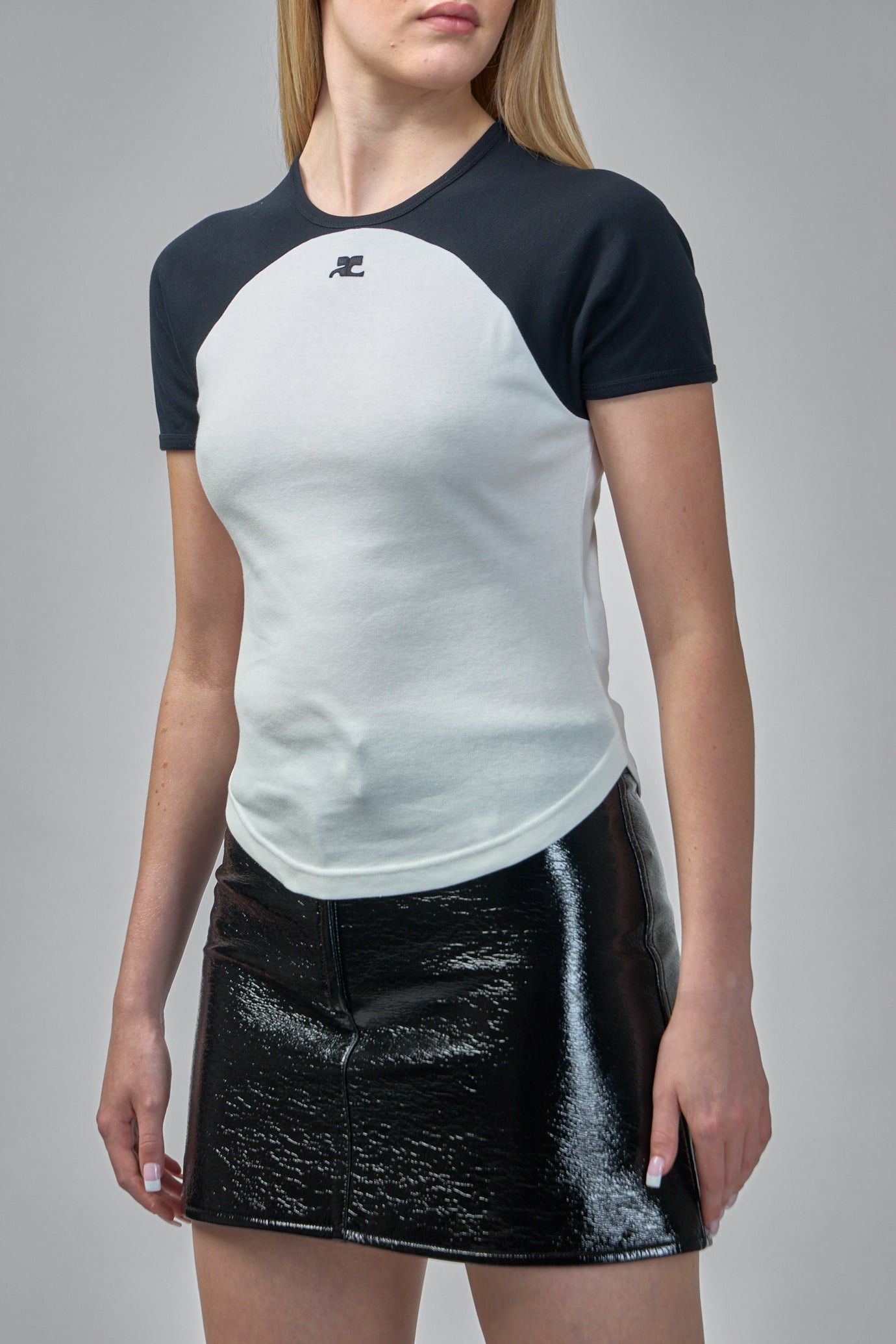 Cotton T-Shirt With Contrasting Circle - 5