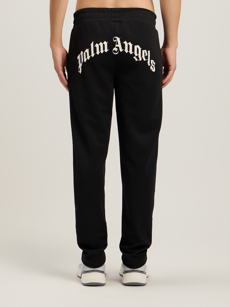 Back Curved Logo Track Pants 5