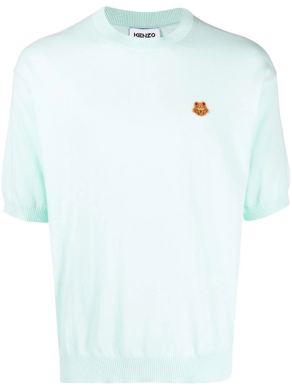 Tiger Crest knitted short-sleeve jumper - 1