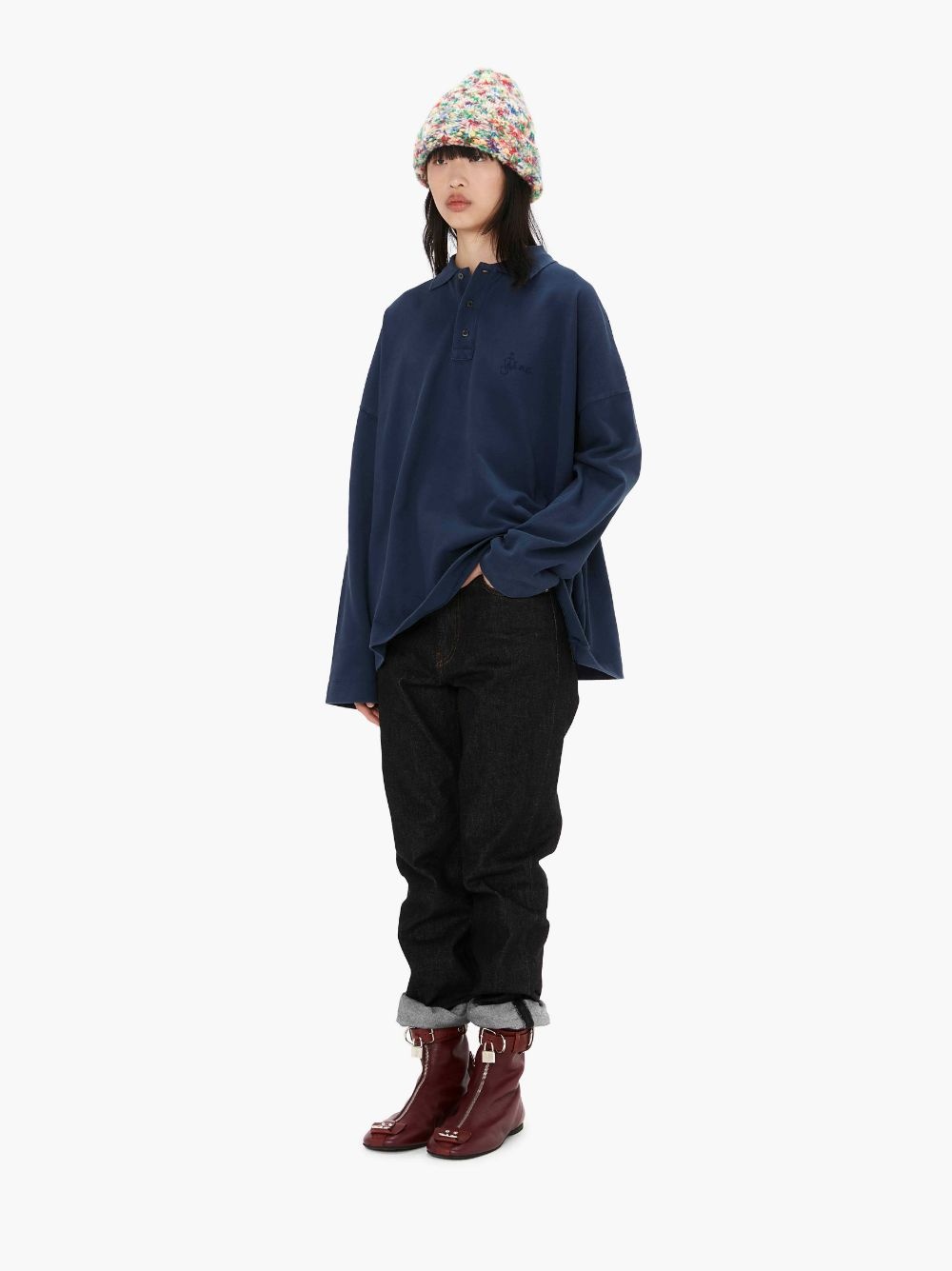 A.P.C. X JW ANDERSON - POLO MURRAY - LONG SLEEVE POLO SHIRT - 5