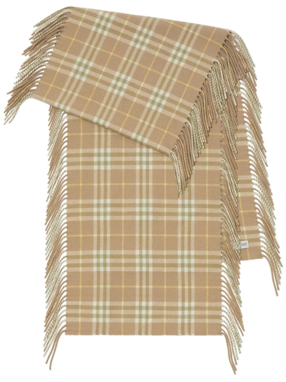 Vintage Check cashmere scarf - 1