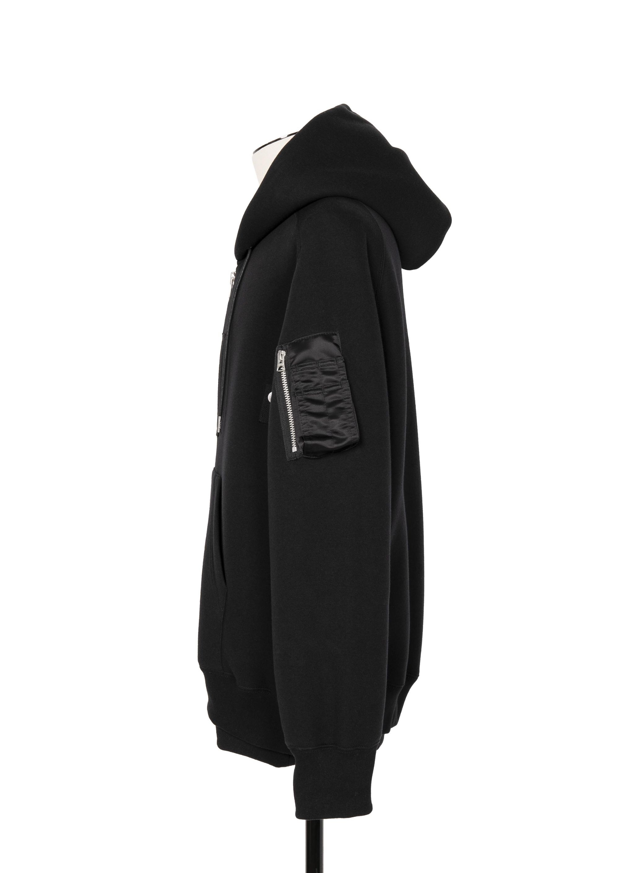 Sponge Sweat x Nylon Twill Hoodie - 2