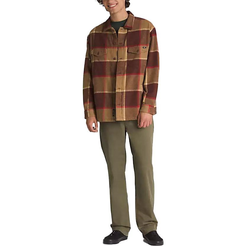 Vans Norbeck Long Sleeve Shirt 'Bitter Chocolate' VN000AAYCLY - 3