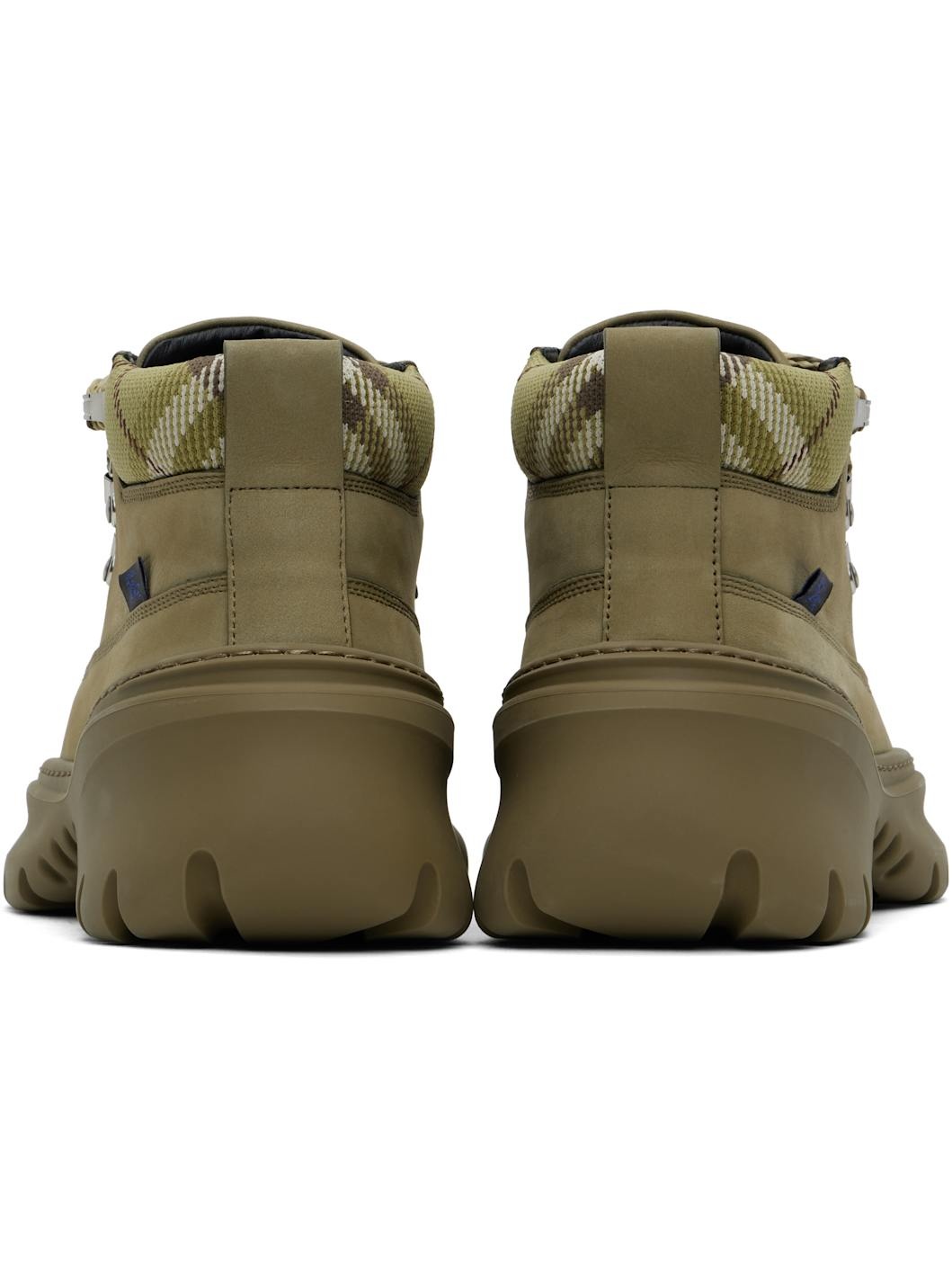 Khaki Nubuck Scoot Hike Boots - 2