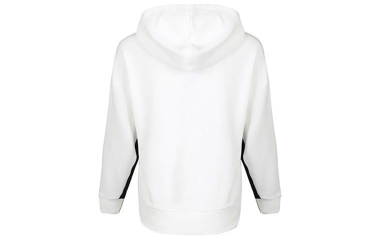 (WMNS) PUMA Classics Logo Hoodie 'White Black' 599197-02 - 2