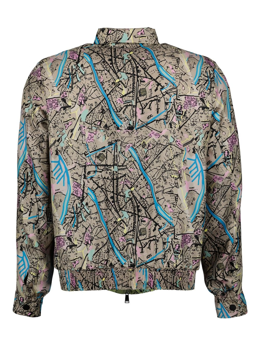 Fendi Map reversible shirt jacket - 2