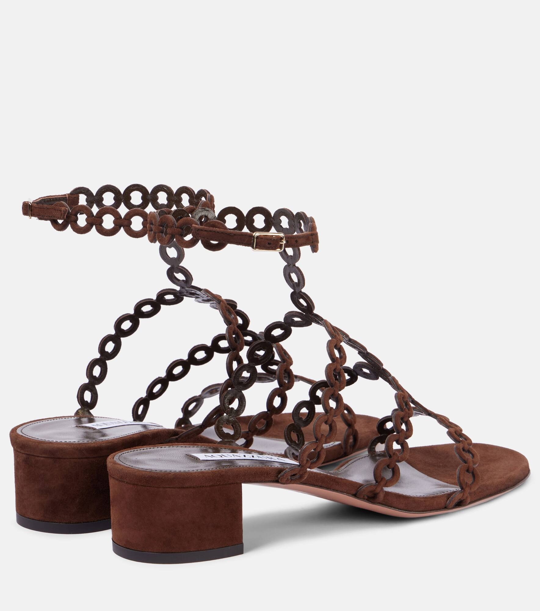 Infinity Chain 35 suede sandals - 2