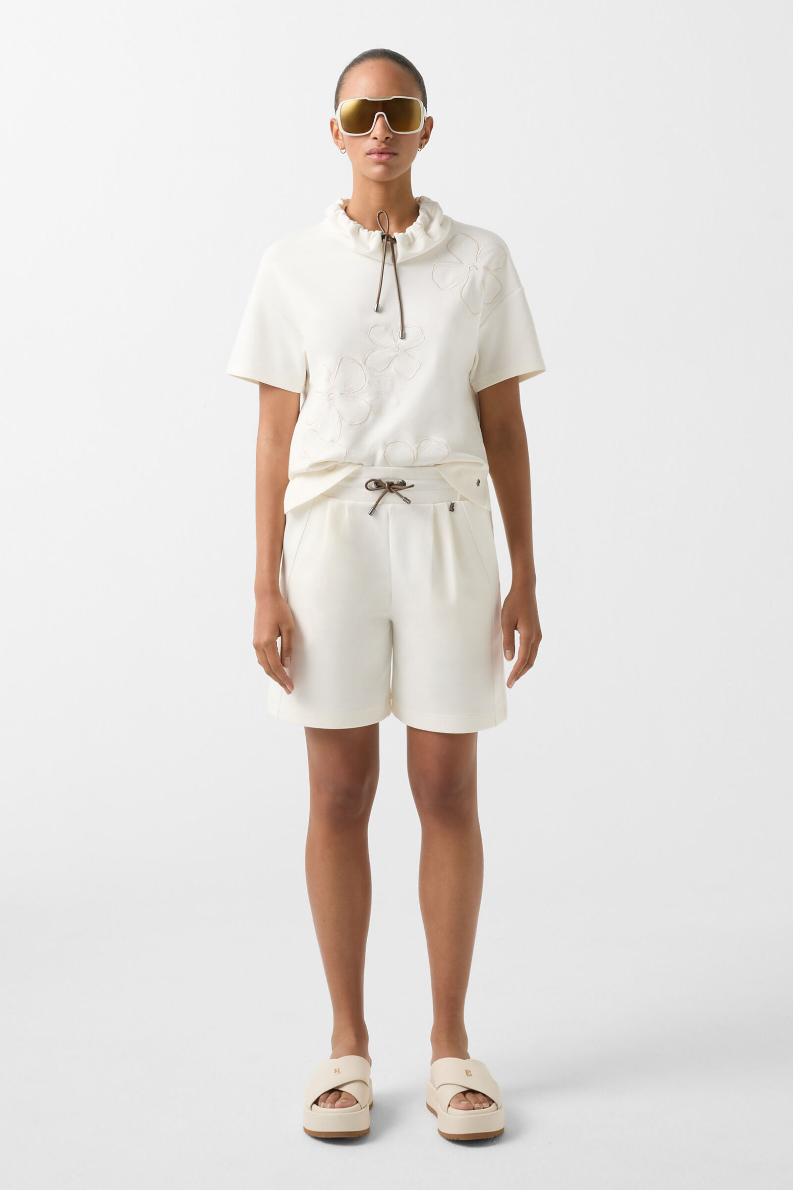 Fea jersey shorts in Off-White - 4