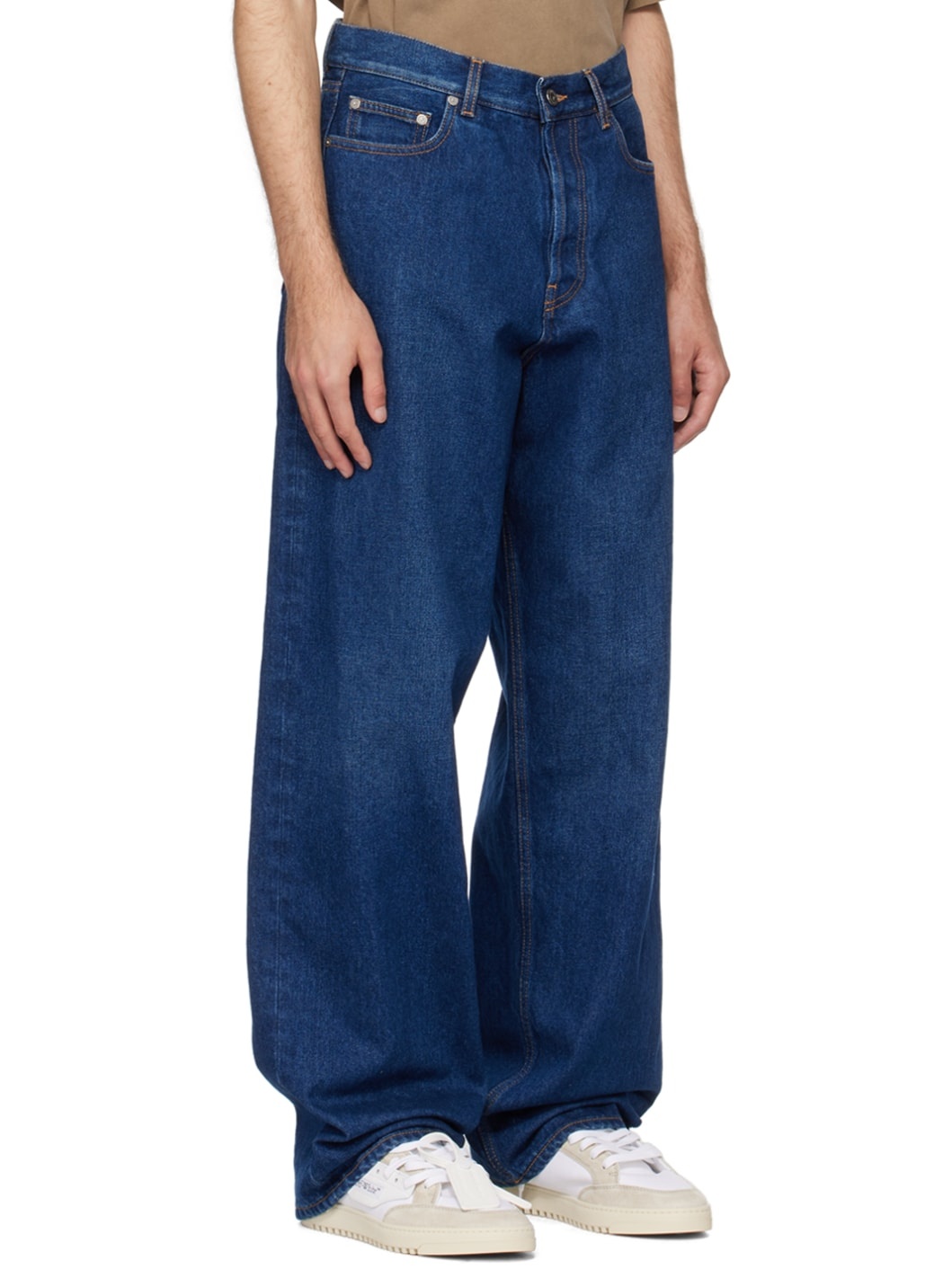 Blue Arr Tab Jeans - 2