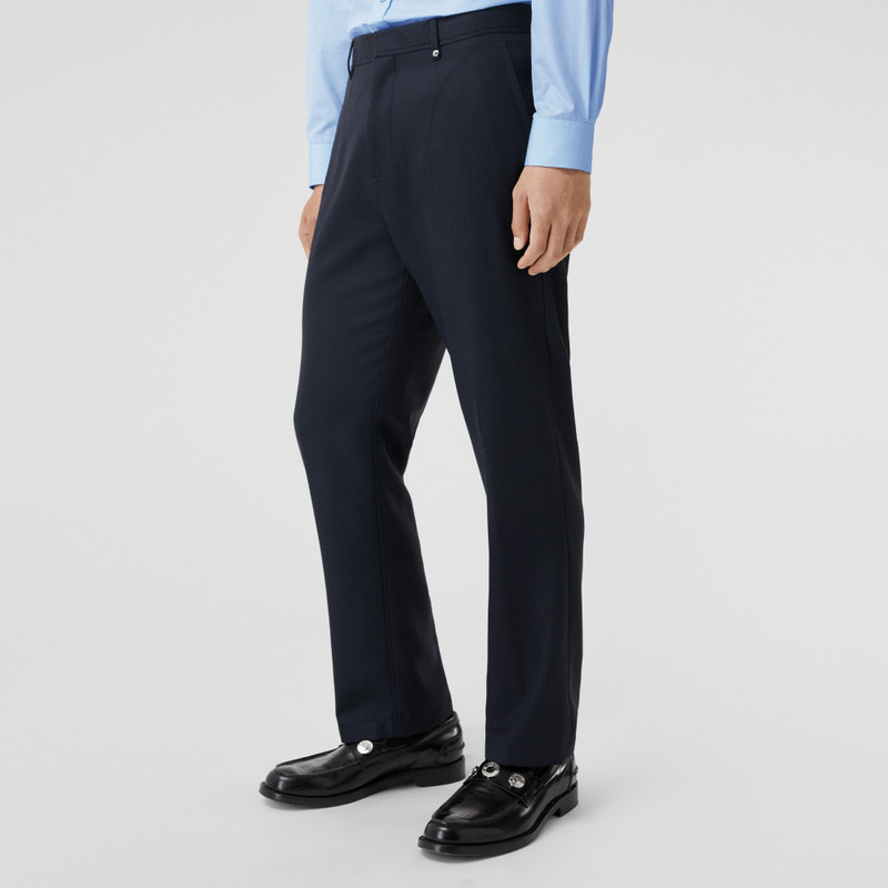 Monogram Motif Wool Tailored Trousers 5
