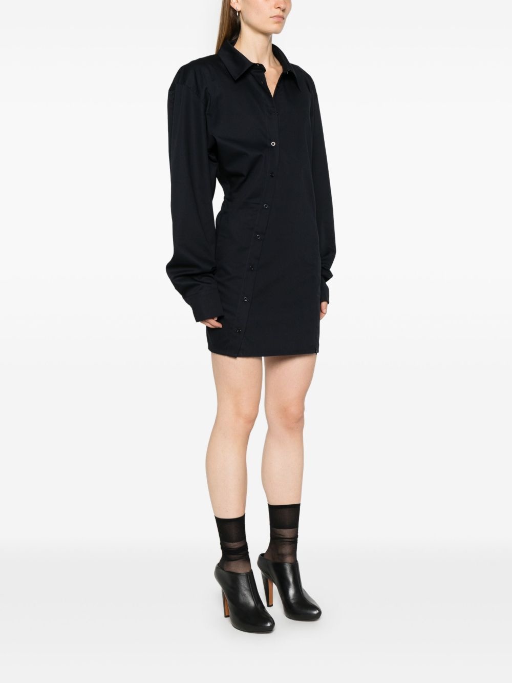 asymmetric mini dress - 3