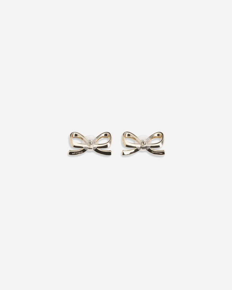 self-portrait Crystal bow Earrings outlook
