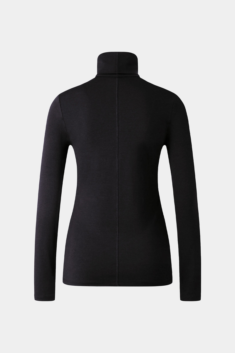 BOGNER Katinka Long-sleeved turtleneck in Black outlook