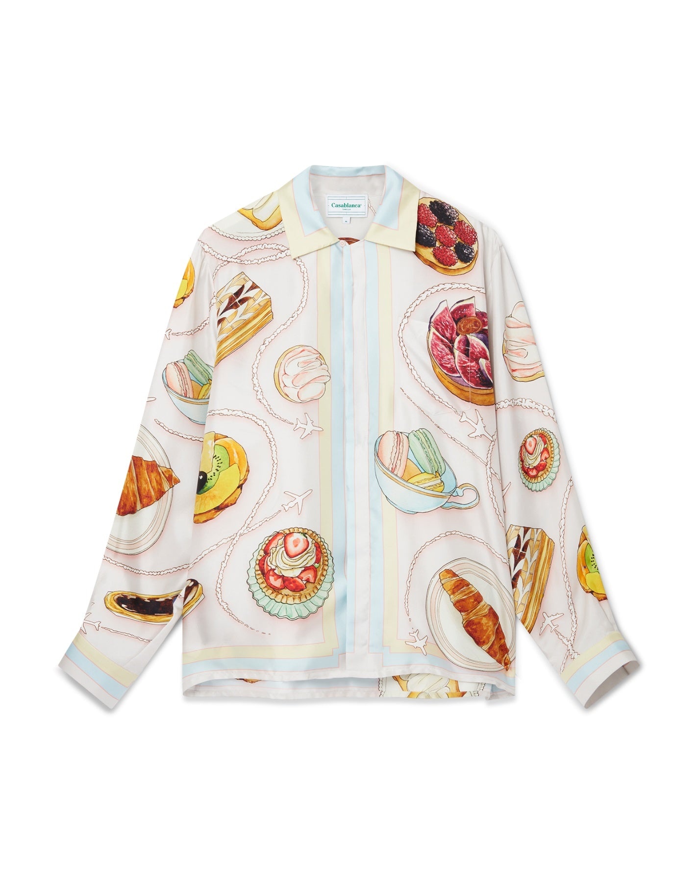 Patisseries En Vol Silk Shirt - 1