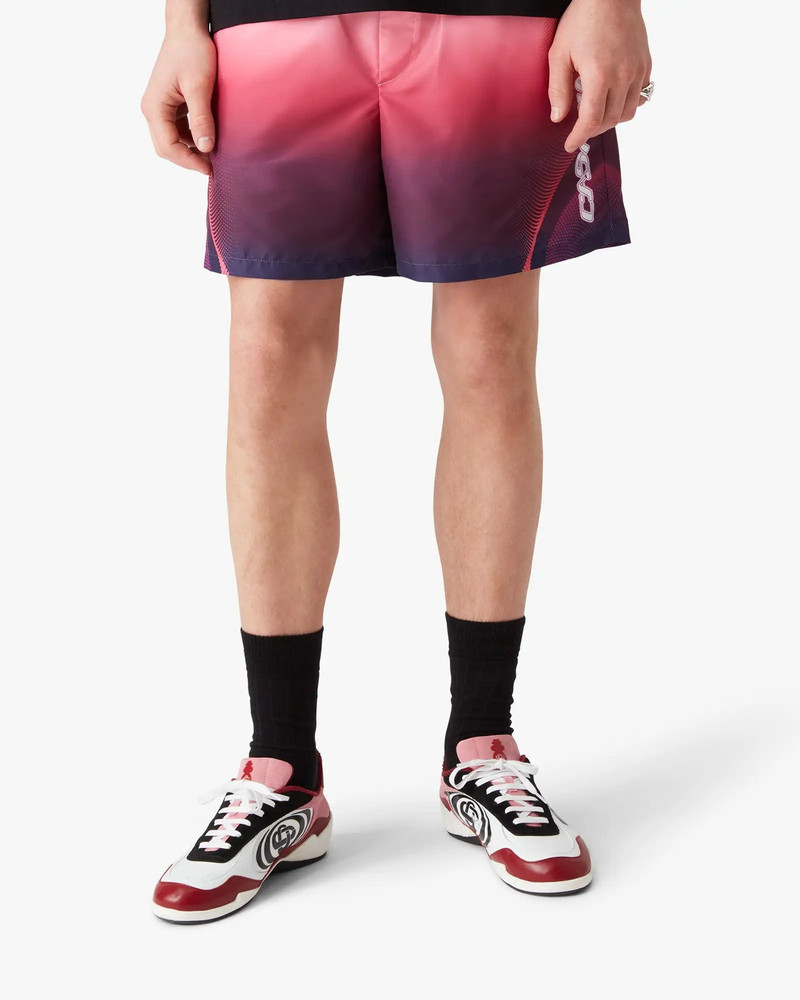 Aubergine Gradient Printed Swim Shorts | Casablanca Paris 4