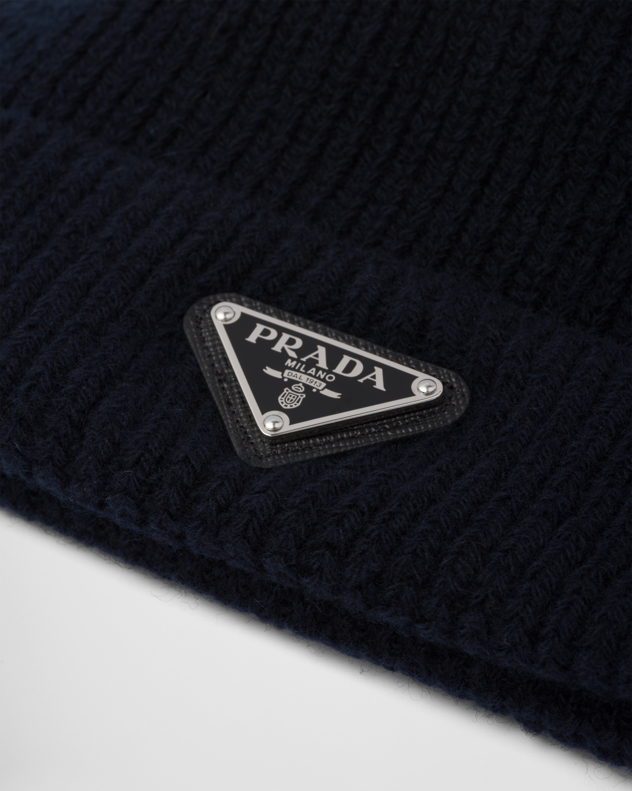 Prada Wool and cashmere beanie | prada | REVERSIBLE