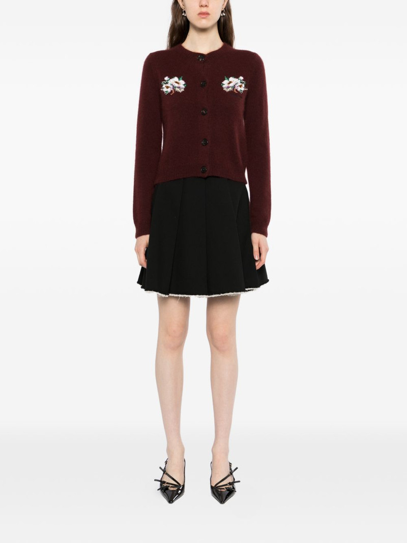 SHUSHU/TONG bead-embellished cardigan outlook