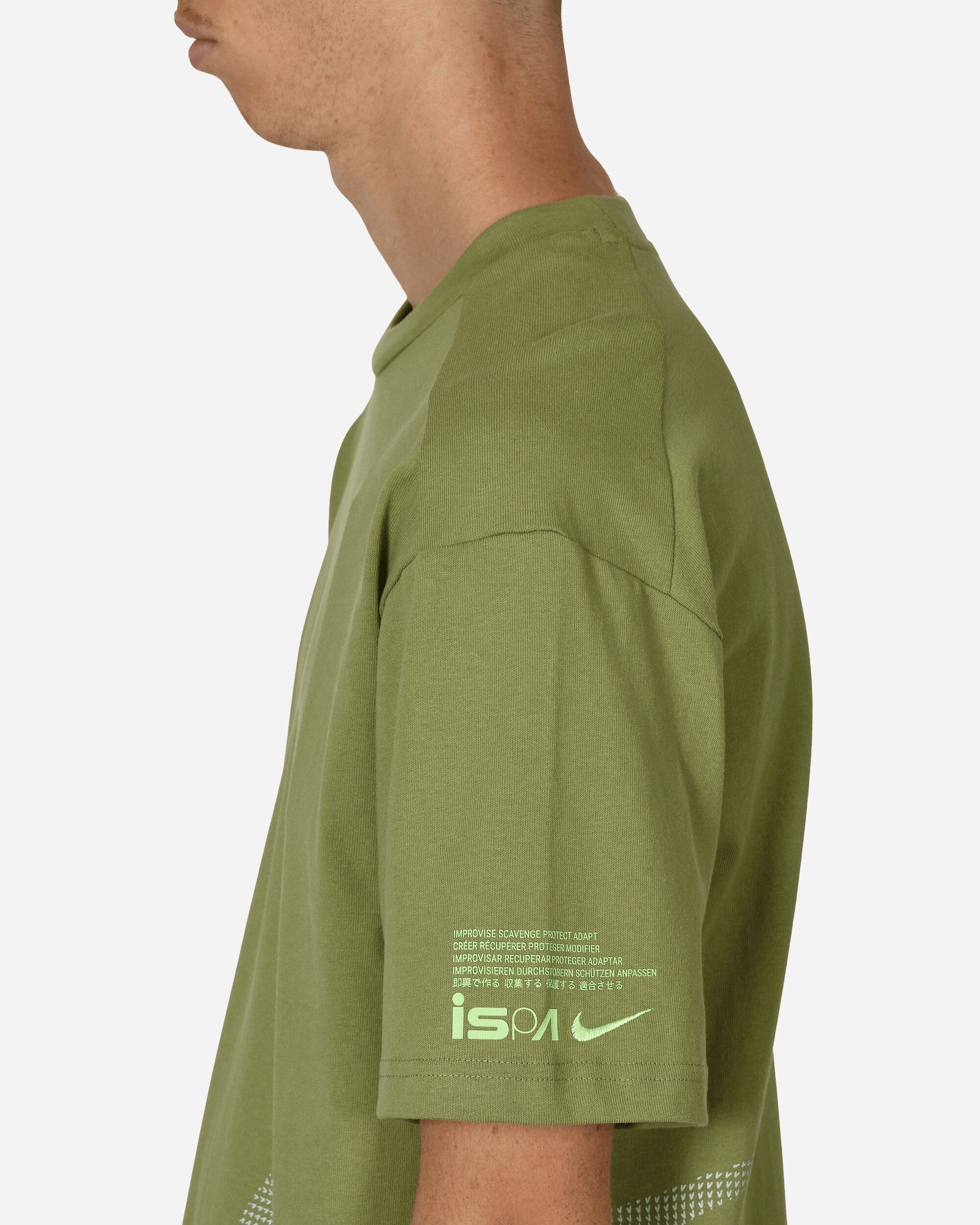 ISPA T-Shirt Alligator / Ghost Green / Light Silver - 5