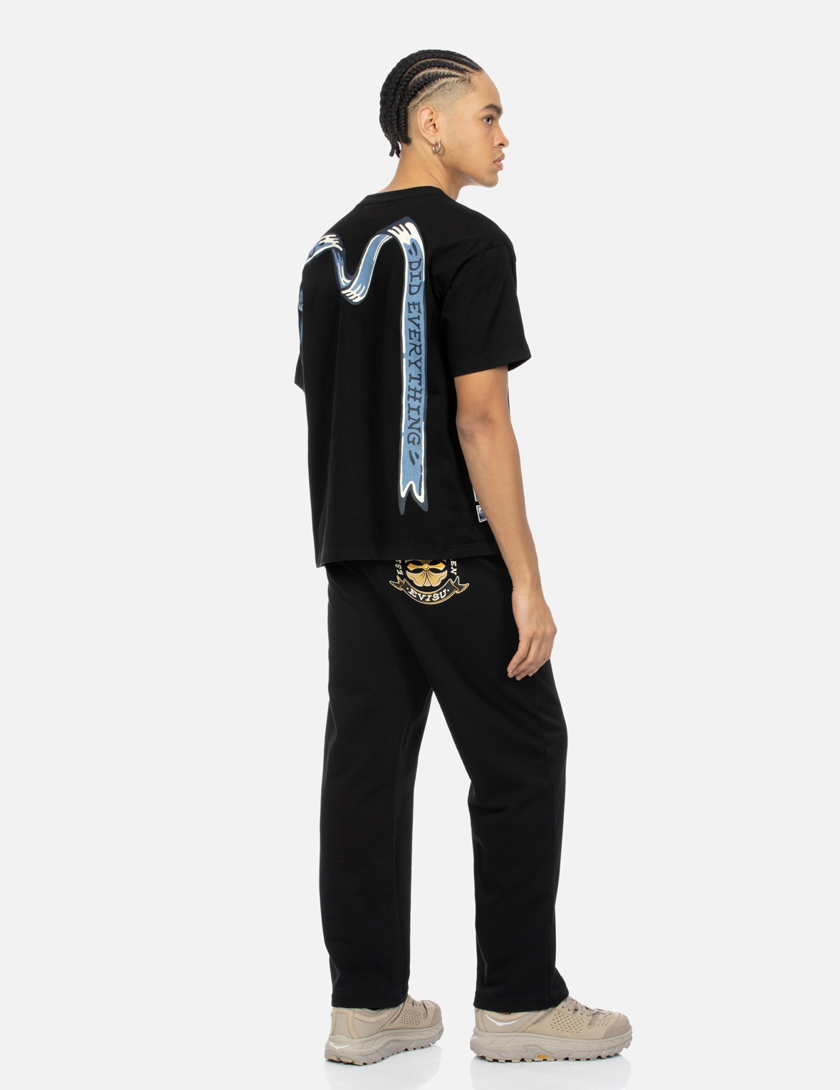 SEAGULL & KAMON PRINT FASHION FIT SWEATPANTS - 3