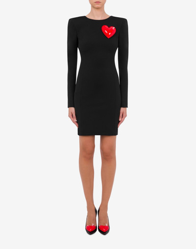 Moschino INFLATABLE HEART DOUBLE JERSEY DRESS outlook