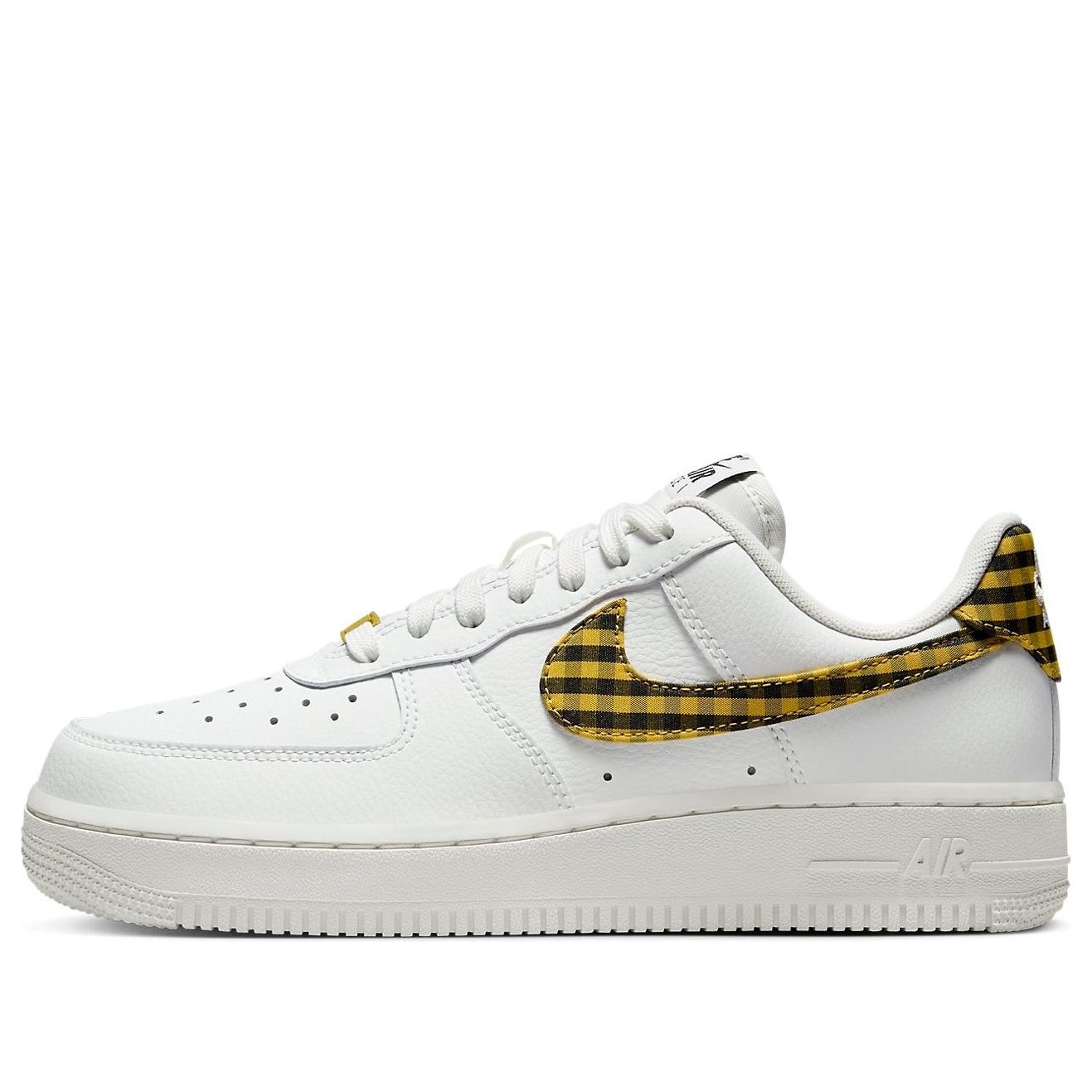 (WMNS) Nike Air Force 1 Low '07 'Gingham Yellow' DZ2784-102 - 1