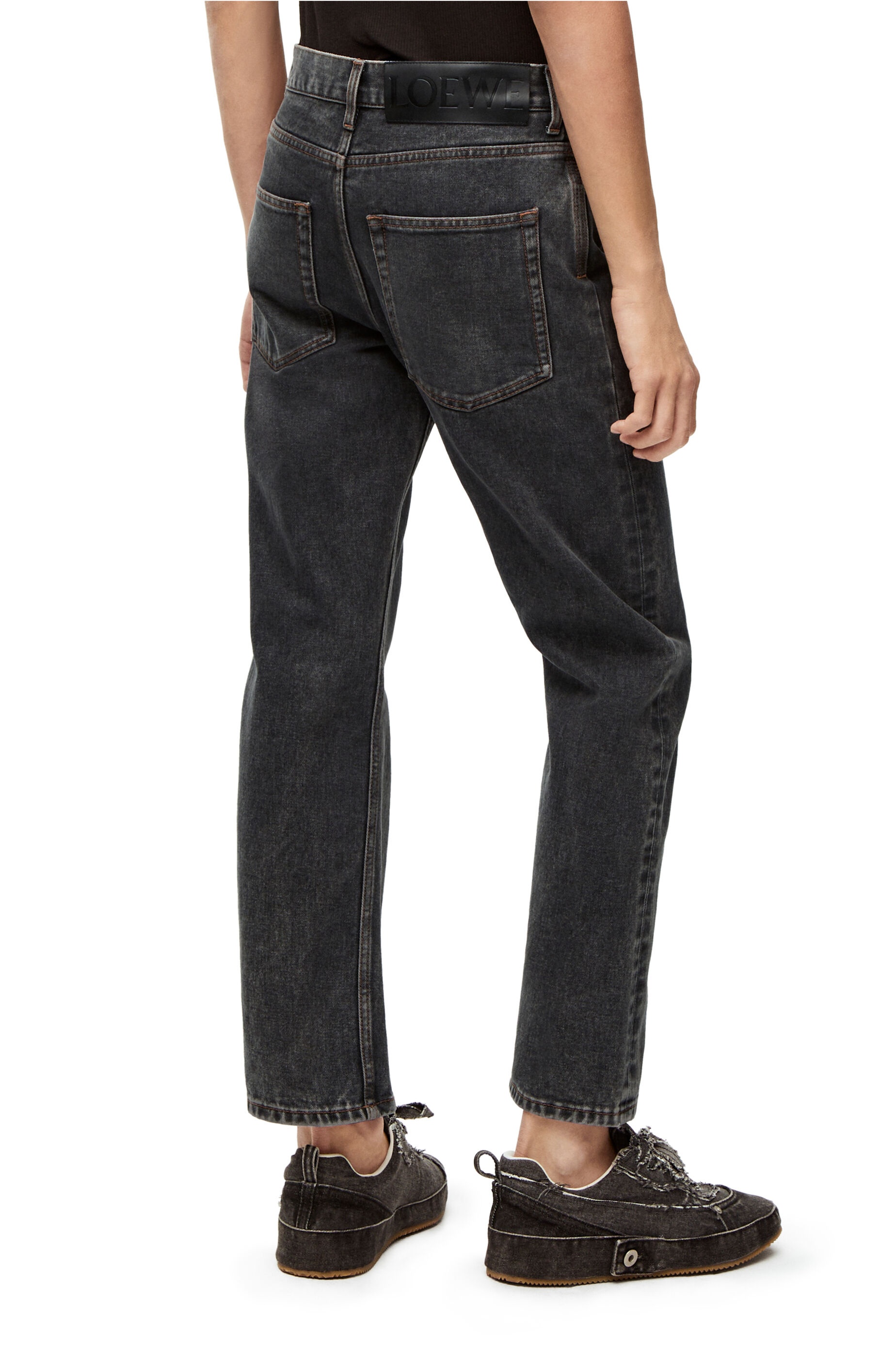 Cropped jeans in denim - 4