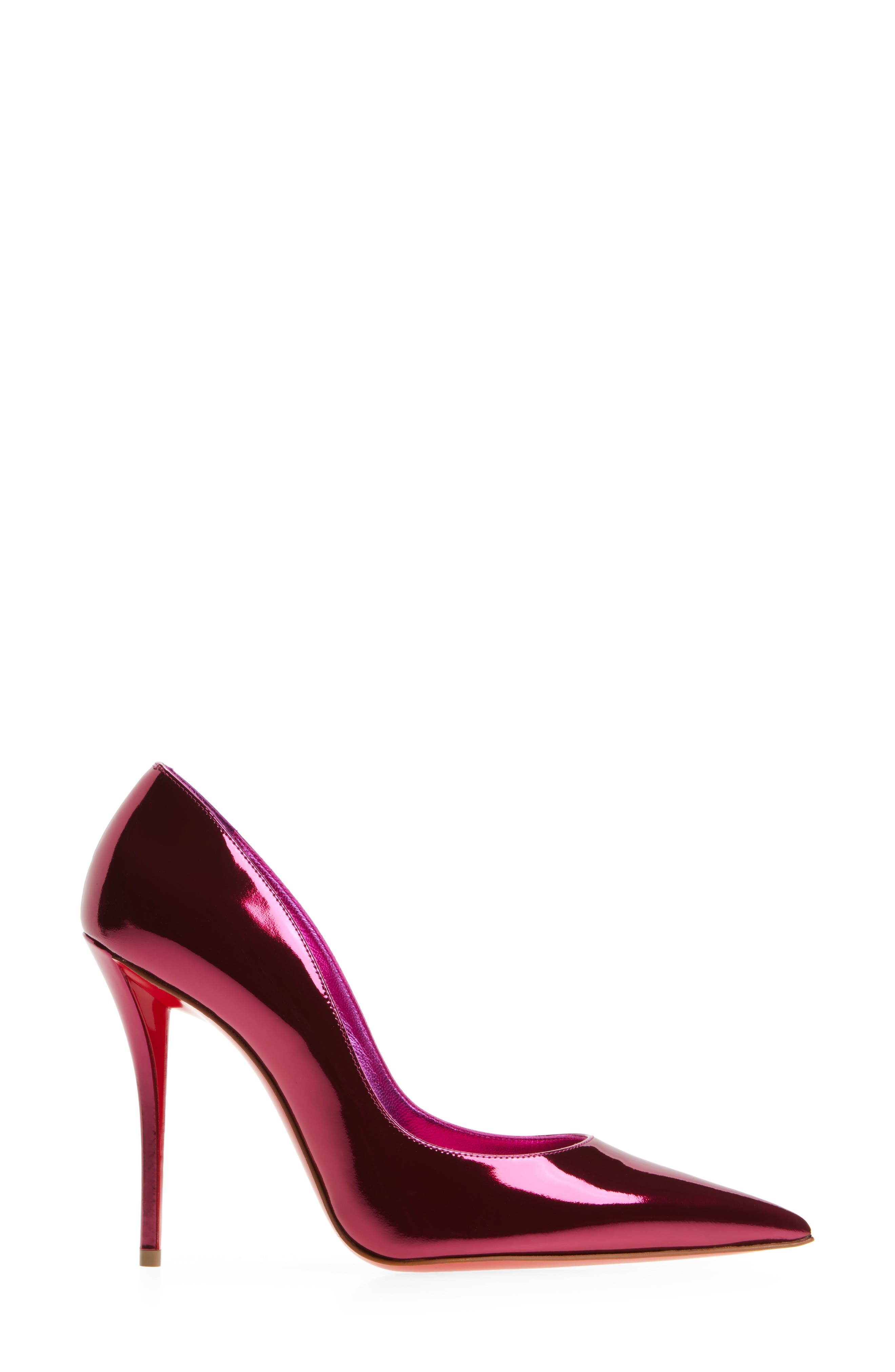 Christian Louboutin Miss Z Metallic Leather Pump in P959 Billy at Nordstrom - 3