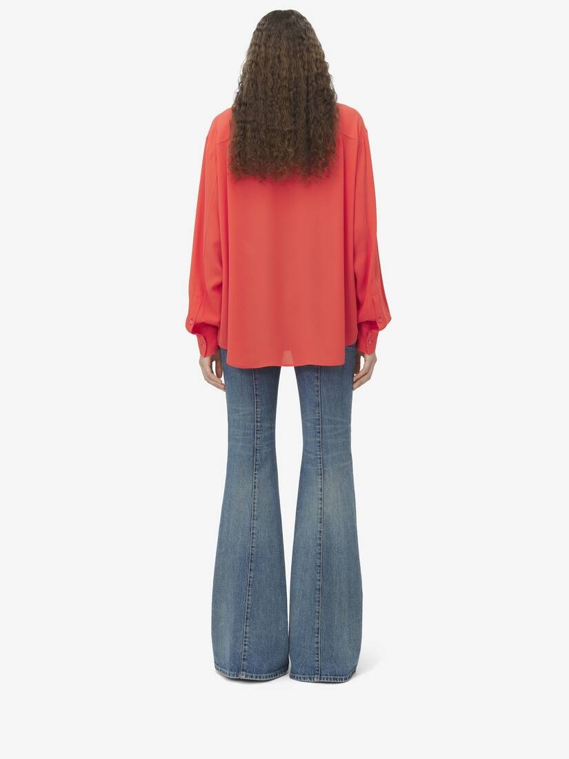 Exaggerated Collar Shirt - 6