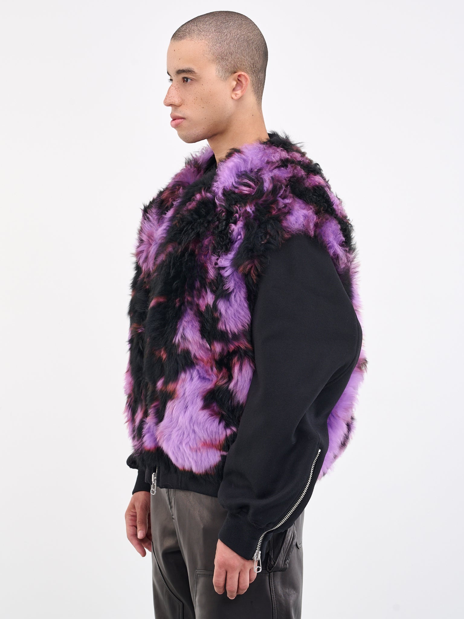 Tie-Dye Fur Jacket - 2