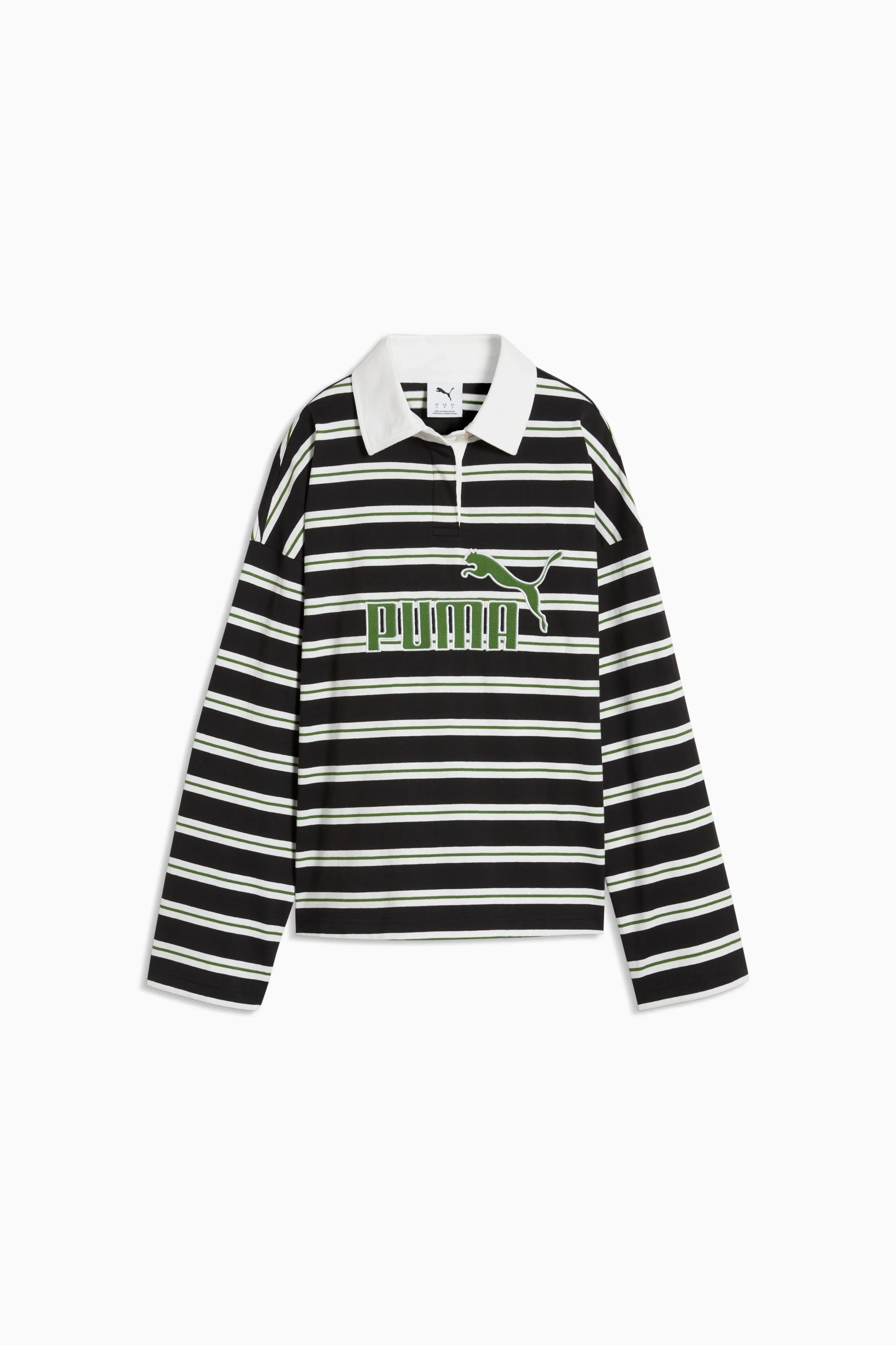 PUMA Elevated Essentials Women's Oversized Long Sleeve Rugby Polo - 1