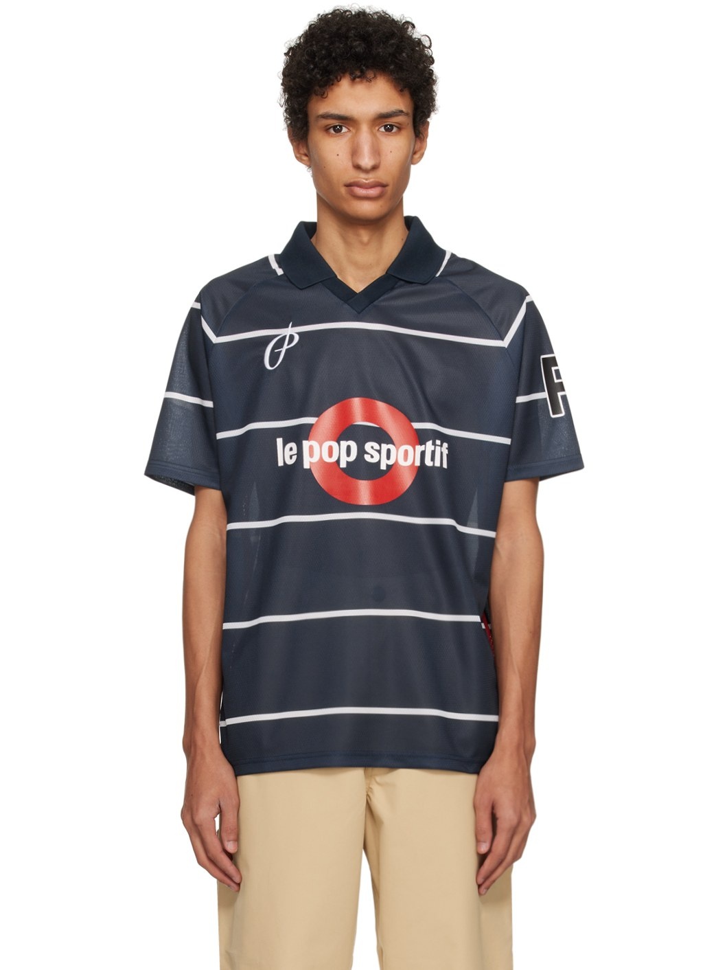 Navy 'Sportif'  Polo - 1