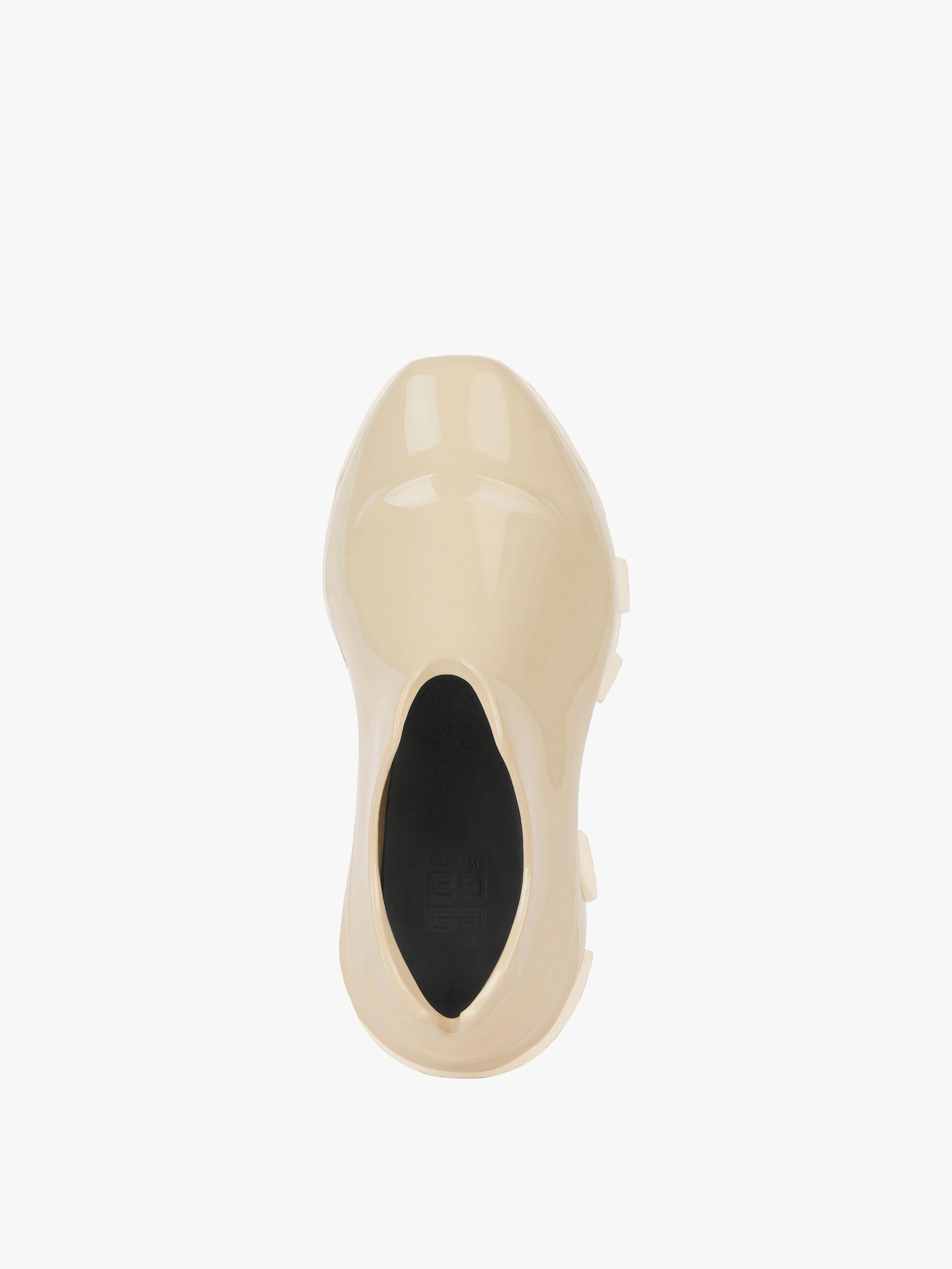 MONUMENTAL MALLOW LOW SHOES IN SHINY RUBBER - 4