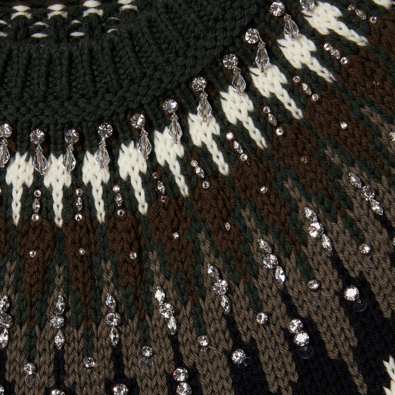 Norwegian wool jacquard sweater 6