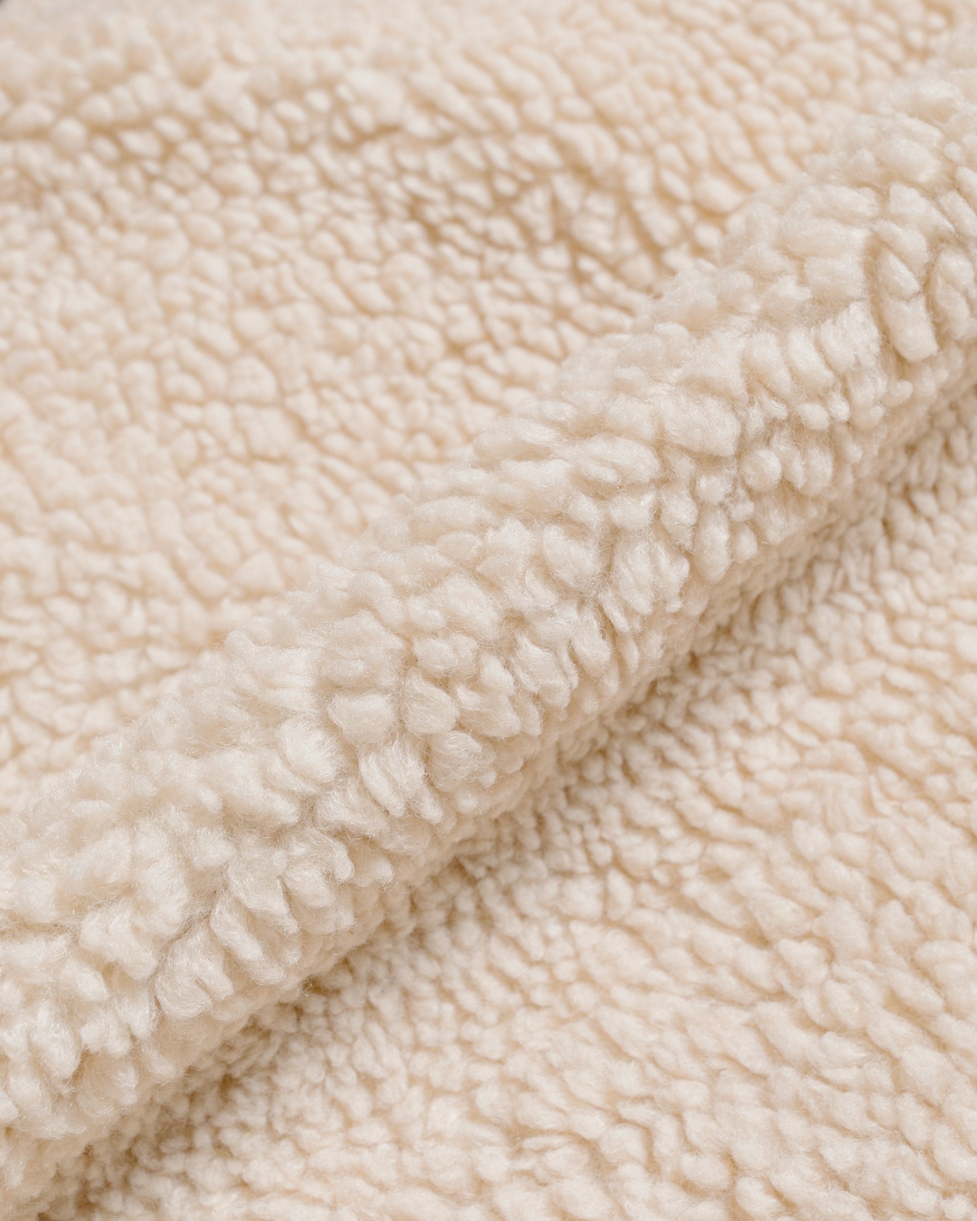 Stüssy Sherpa Paneled Hooded Jacket Beige - 2
