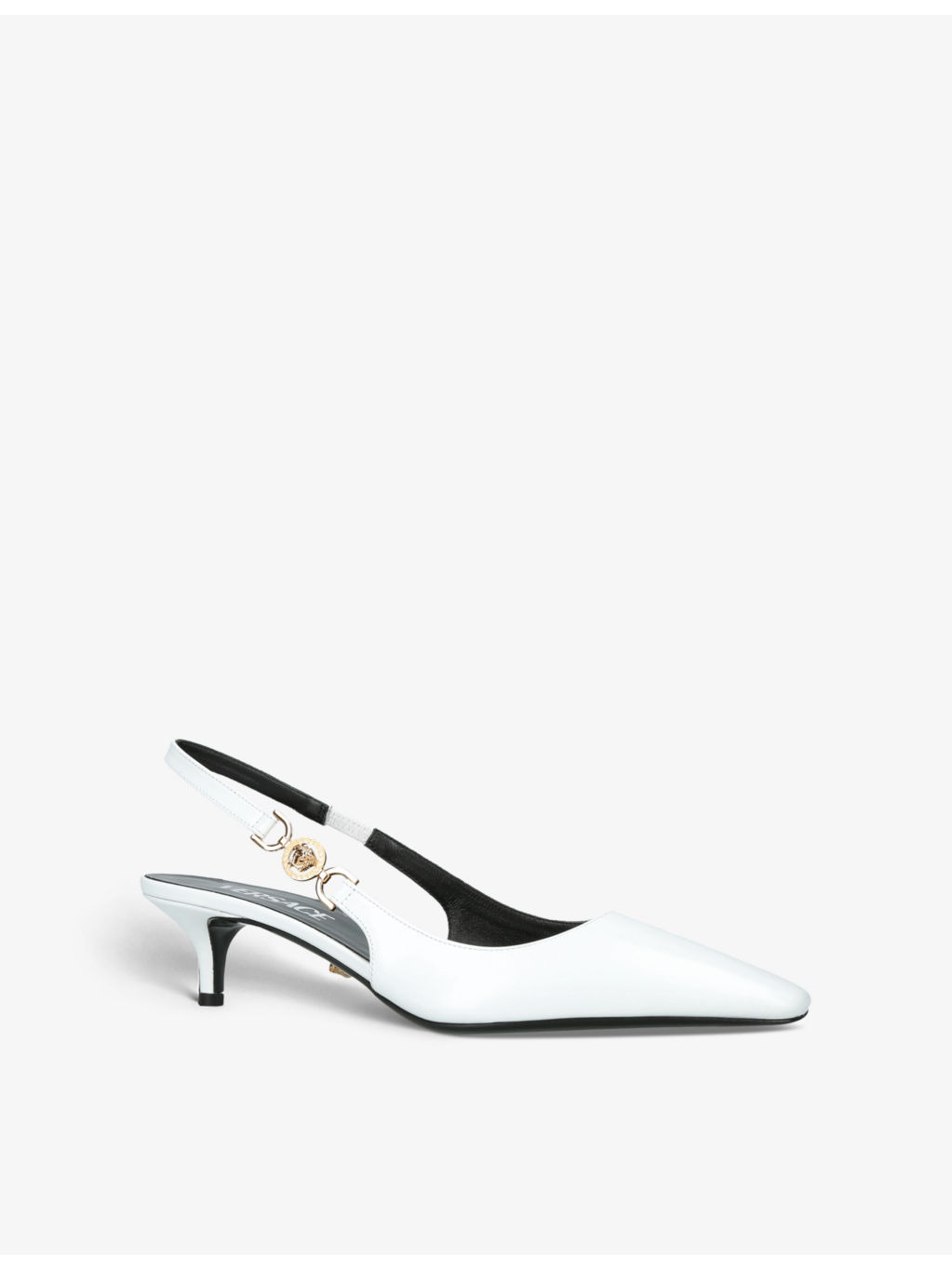 Medusa 40 leather slingback courts - 3