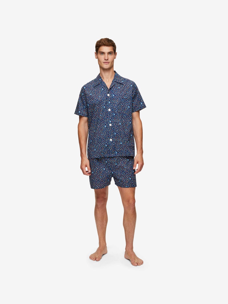 Men's Short Pyjamas Ledbury 58 Cotton Batiste Multi - 3