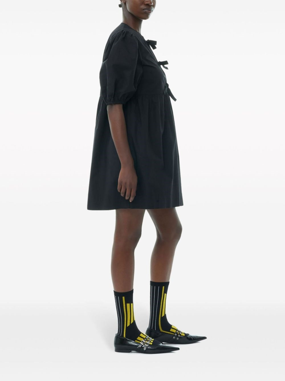 Organic cotton mini dress - 4