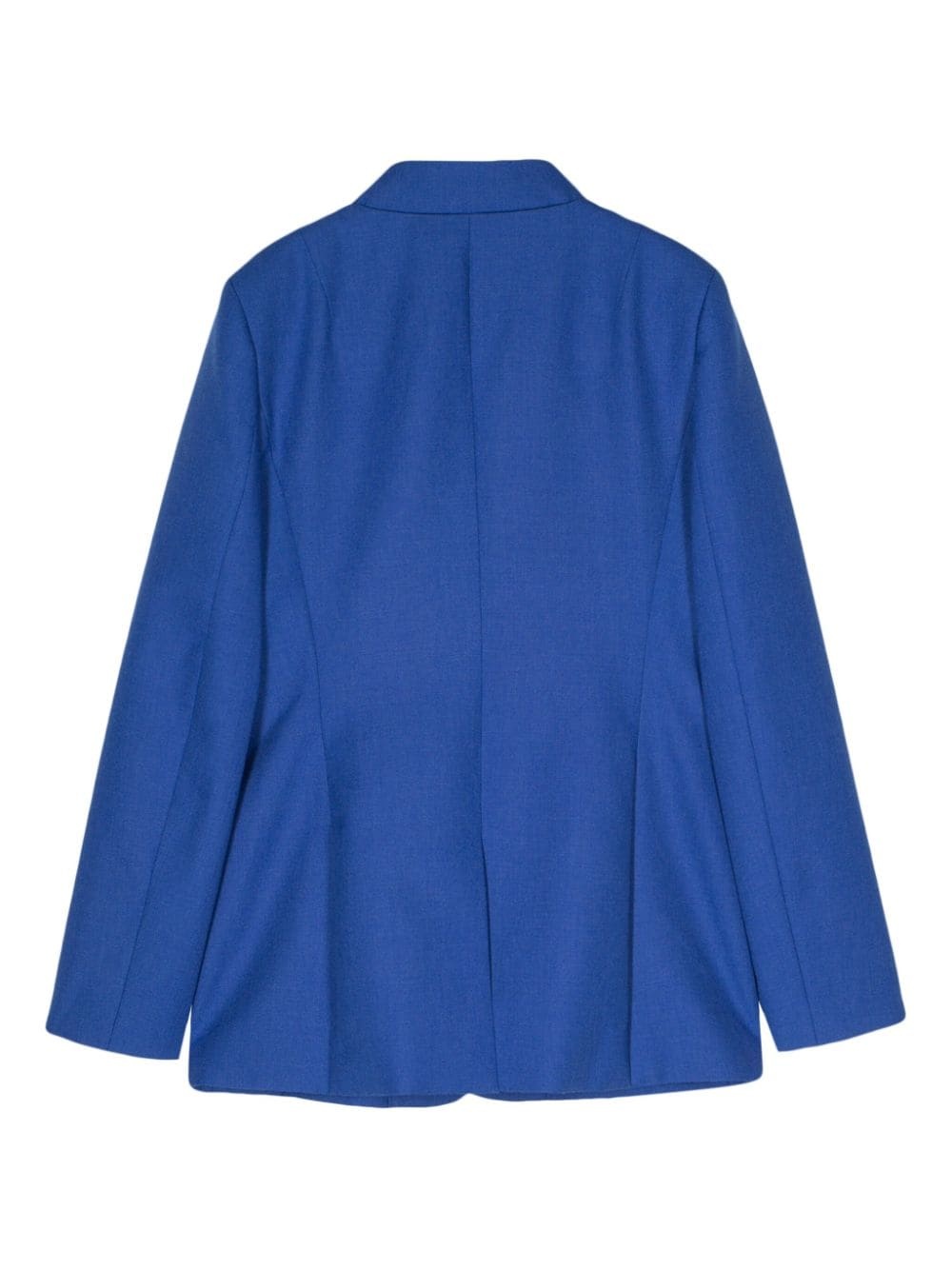 wool single-breasted blazer - 2