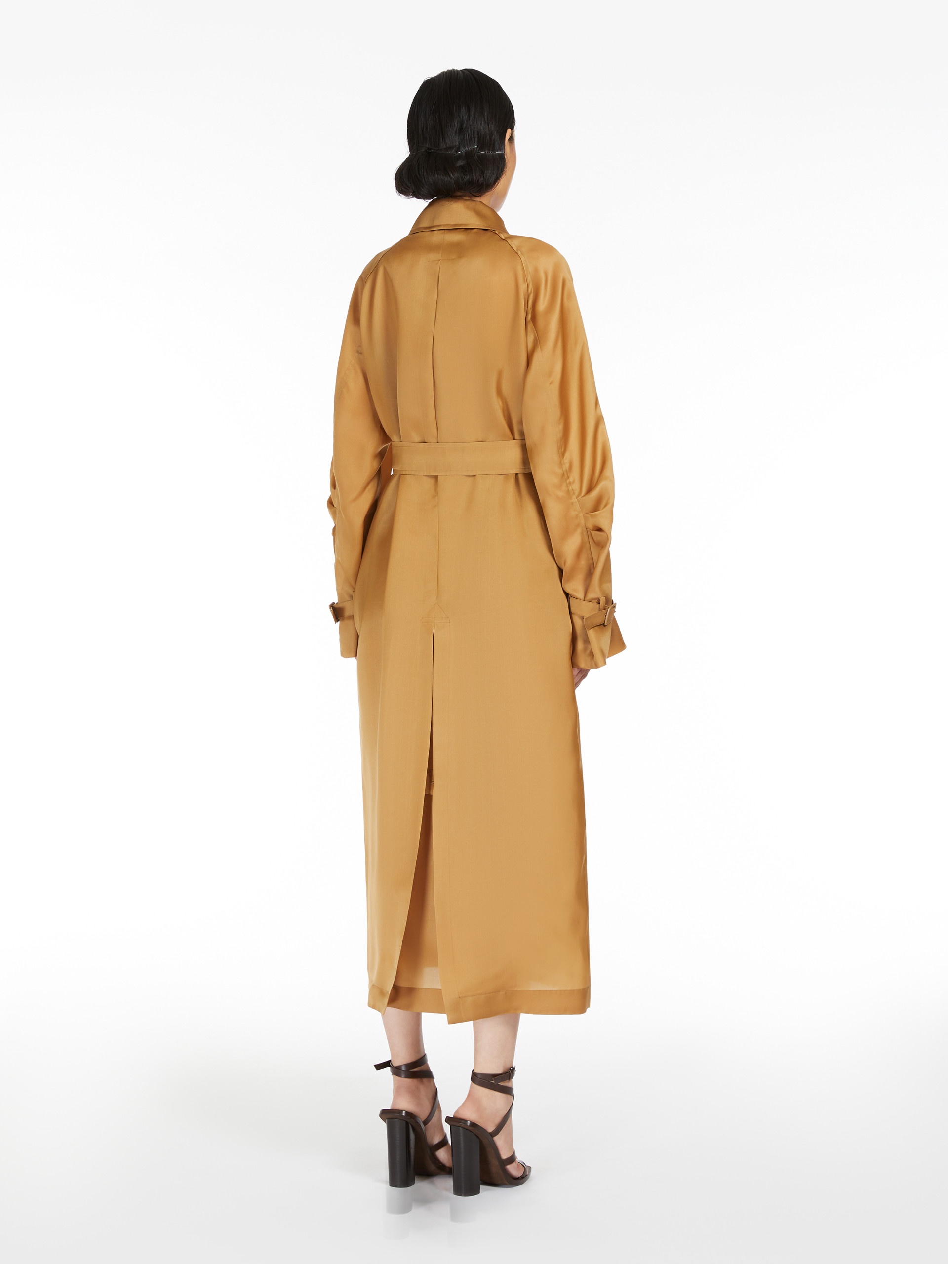 SACCO Oversized organza trench coat - 4