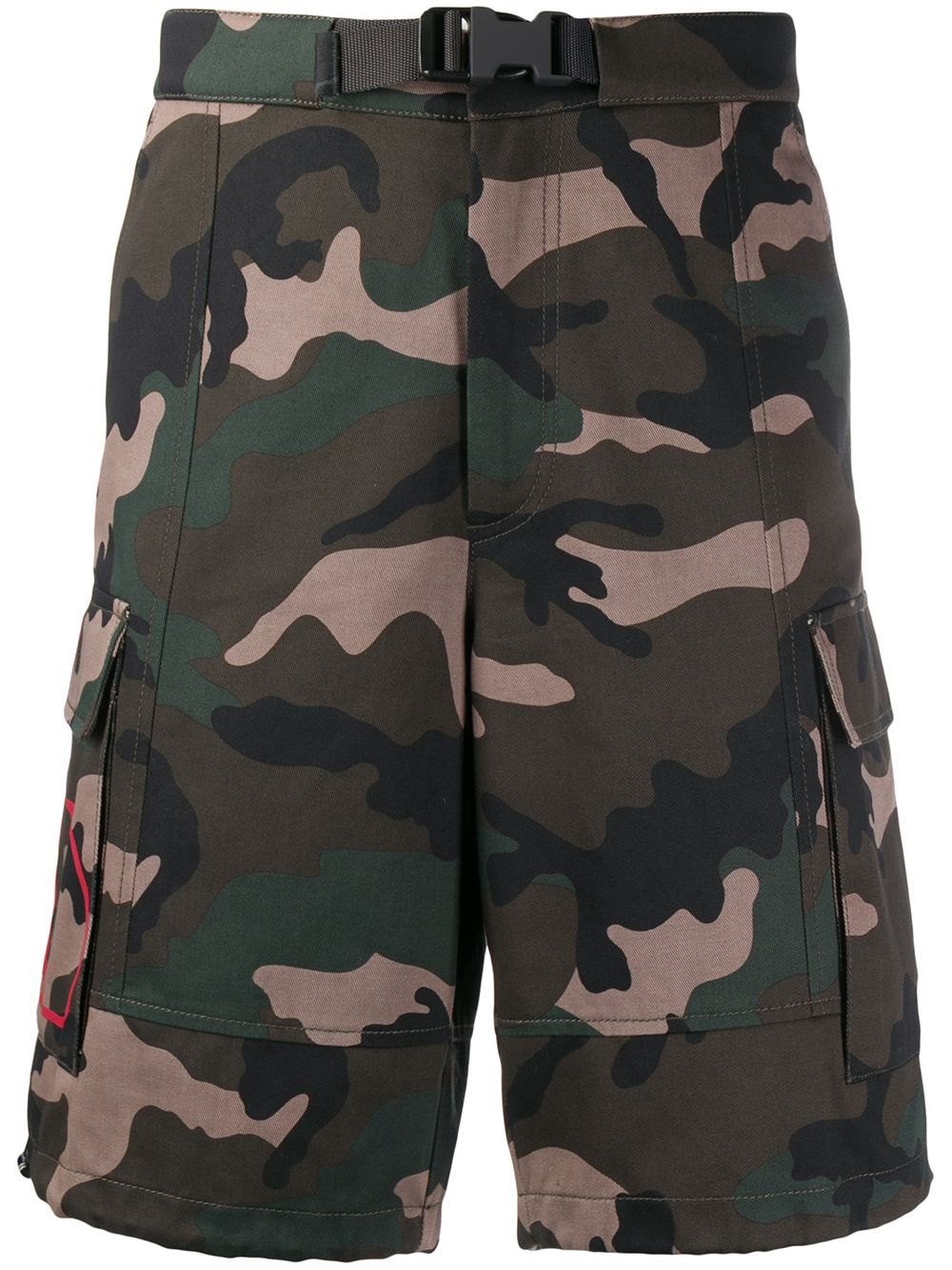 camouflage bermuda shorts - 1