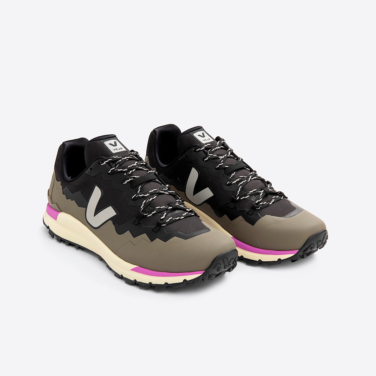 FITZ ROY TREK-SHELL BLACK OXFORD GREY KAKI - 2